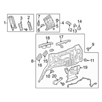 Lexus OE - Quarter Panel - Interior Trim (Left Side)