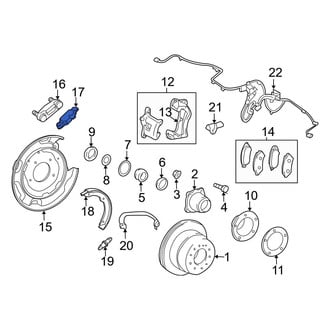 Lexus OE - Rear Left Parking Brake Lever