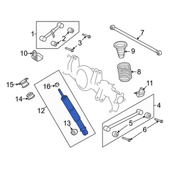 Lexus OE - Rear Suspension Shock Absorber