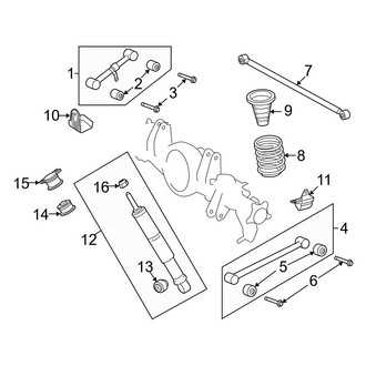Lexus OE - Rear Suspension - Suspension Components