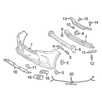 Lexus OE - Front Bumper - Bumper & Components