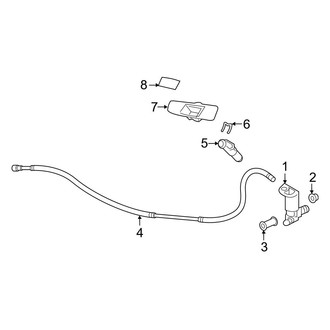 Lexus OE - Front Lamps - Washer Components