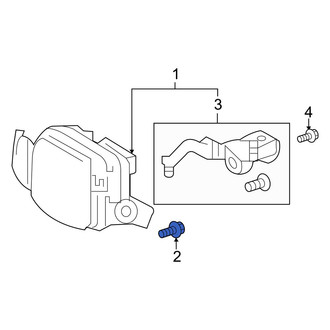 Lexus OE - Lower Cruise Control Distance Sensor Screw
