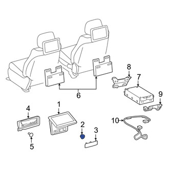 Lexus OE - Video Monitor Nut
