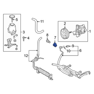 Lexus OE - Power Steering Pressure Hose Gasket
