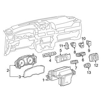Lexus OE - Instrument Panel - Cluster & Switches