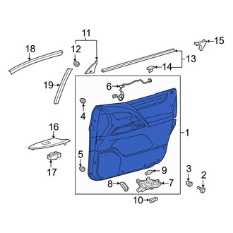 Lexus OE - Front Left Inner Door Interior Trim Panel