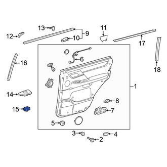 Lexus OE - Rear Door Window Switch