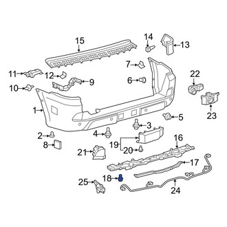 Lexus OE - Starter Heat Shield Bolt