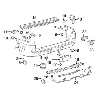 Lexus OE - Rear Bumper - Bumper & Components