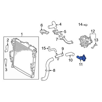 Lexus OE - Engine Coolant Inlet Flange