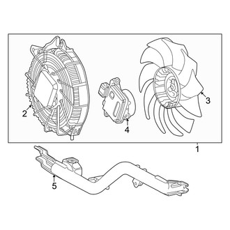 Lexus OE - Cooling Fan (Electric), (F Sport Handling / Luxury / Overtrail / Ultra Luxury)