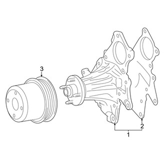 Lexus OE - Cooling - Water Pump (Base / F Sport Handling / Luxury / Premium / Ultra Luxury)