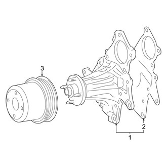 Lexus OE - Cooling - Water Pump (F Sport Handling / Luxury / Overtrail / Ultra Luxury)