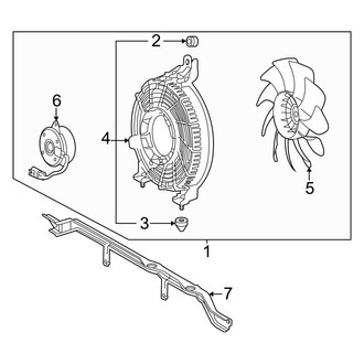 Lexus OE - Air Conditioner & Heater - Condenser Fan
