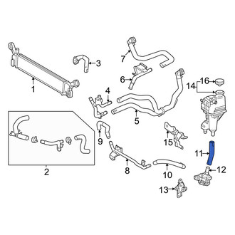 Lexus OE - Drive Motor Inverter Coolant Line