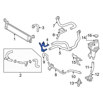 Lexus OE - Drive Motor Inverter Coolant Line