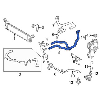 Lexus OE - Drive Motor Inverter Coolant Line