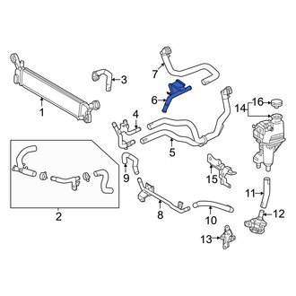 Lexus OE - Drive Motor Inverter Coolant Line