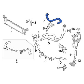 Lexus OE - Drive Motor Inverter Coolant Line