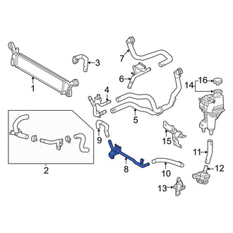 Lexus OE - Drive Motor Inverter Coolant Line