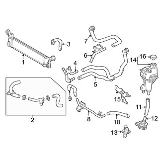 Lexus OE - Inverter Cooling Components (F Sport Handling / Luxury / Overtrail / Ultra Luxury)