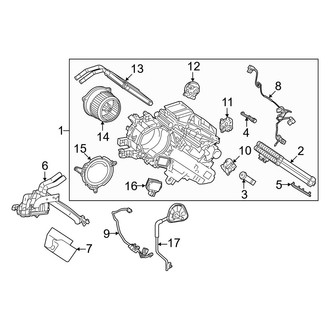 Lexus OE - Air Conditioner & Heater - Rear Evaporator