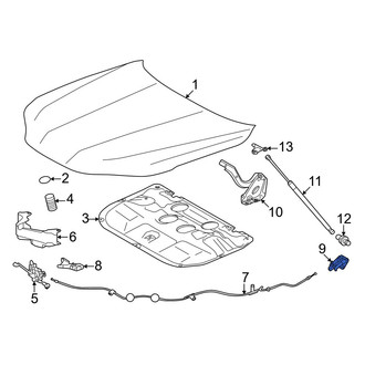 Lexus OE - Front Hood Release Handle