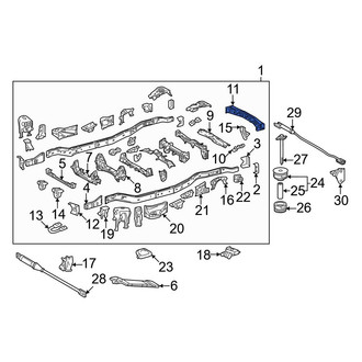 Lexus OE - Rear Frame Crossmember