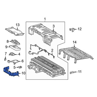 Lexus OE - Drive Motor Battery Pack Bracket