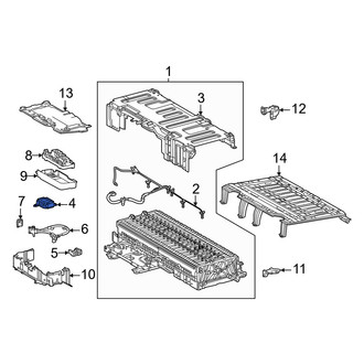 Lexus OE - Drive Motor Battery Voltage Sensor