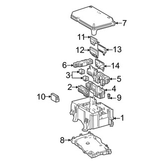 Lexus OE - Electrical - Fuse & Relay (Right Side, under Hood)