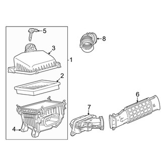 Lexus OE - Engine - Air Intake (Air Cleaner), (Base / F Sport / Luxury / Premium / Ultra Luxury)