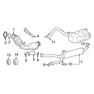 Lexus OE - Exhaust System - Exhaust Components