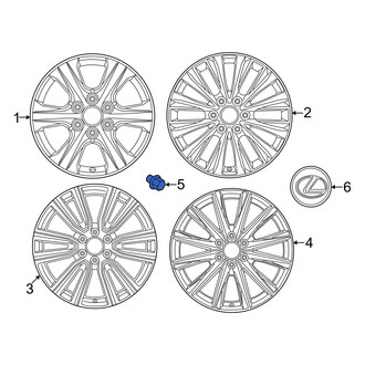 Lexus OE - Wheel Lug Nut
