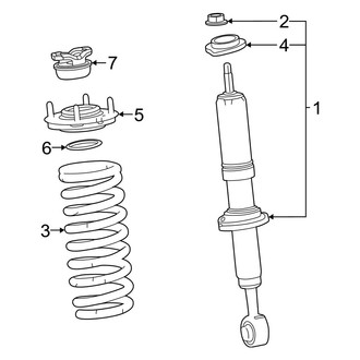 Lexus OE - Front Suspension - Struts & Components (Base / F Sport Handling / Luxury / Premium / Ultra Luxury)