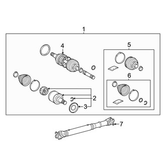 Lexus OE - Front Suspension - Axle Shaft