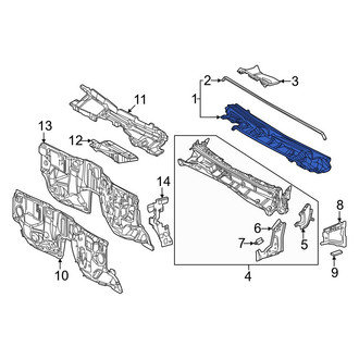 Lexus OE - Front Cowl Cover