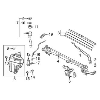 Lexus OE - Windshield - Wiper & Washer Components