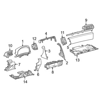 Lexus OE - Instrument Panel Components