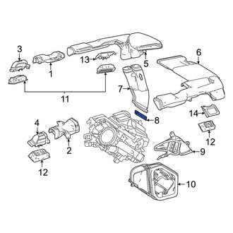 Lexus OE - HVAC Duct Adapter