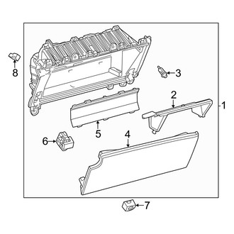 Lexus OE - Instrument Panel - Glove Box