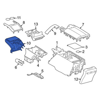 Lexus OE - Center Rear Console Cup Holder