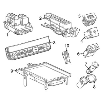 Lexus OE - Console - Electrical Components (Front Console)