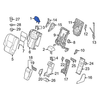 Lexus OE - Center Right Outer Headrest