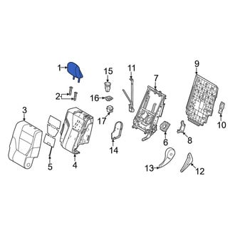 Lexus OE - Center Left Outer Headrest