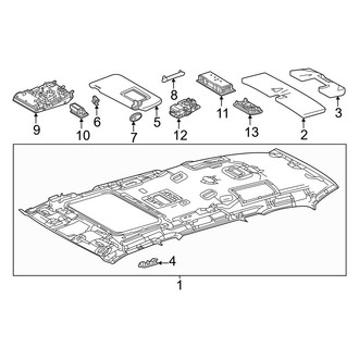 Lexus OE - Roof - Interior Trim