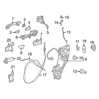 Lexus OE - Front Door - Lock & Hardware