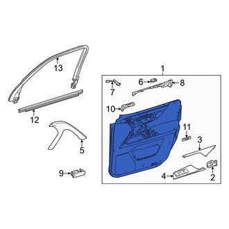 Lexus OE - Front Left Inner Door Interior Trim Panel