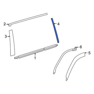 Lexus OE - Front Right Rearward Door Applique